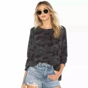 Sundry Camo Sweater